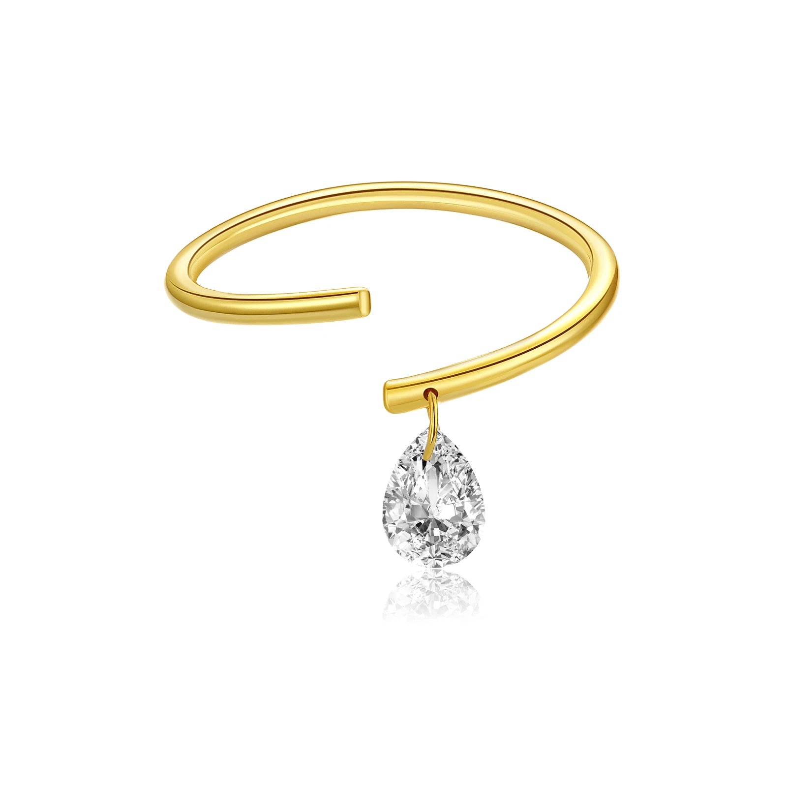 ANILLO COLGANTE PLATA DE LEY 925 HYPOALERGENIC