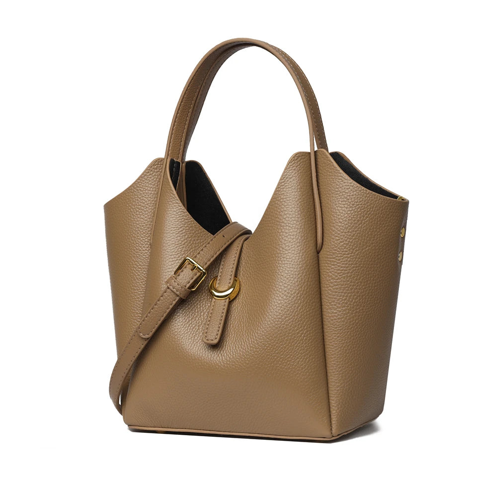 BOLSA DE PIEL GENUINA DE VACA FABI