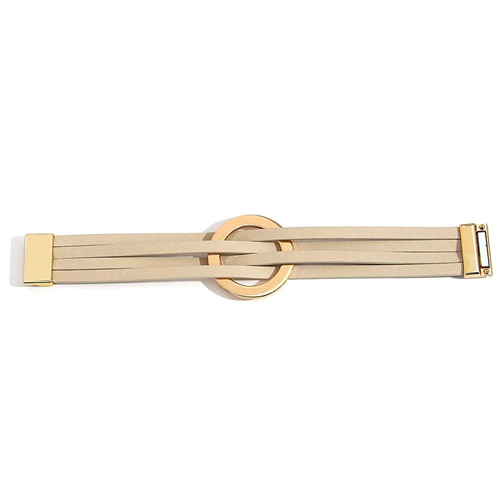 PULSERA DE CUERO DOLY