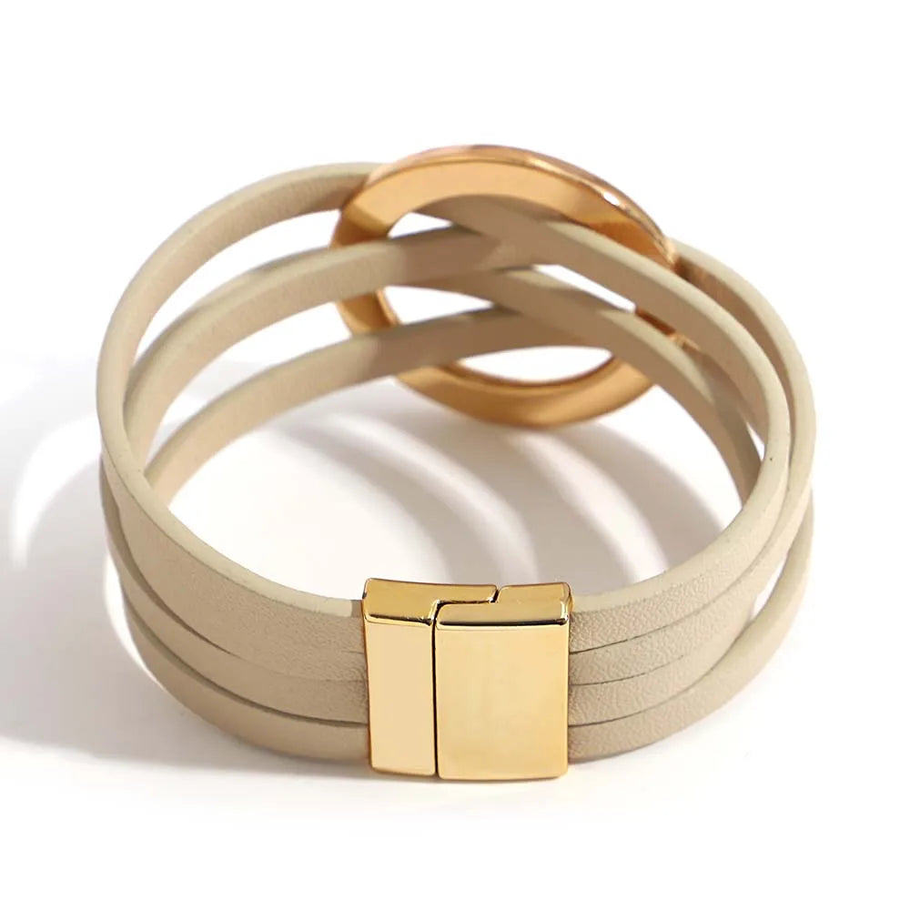 PULSERA DE CUERO DOLY