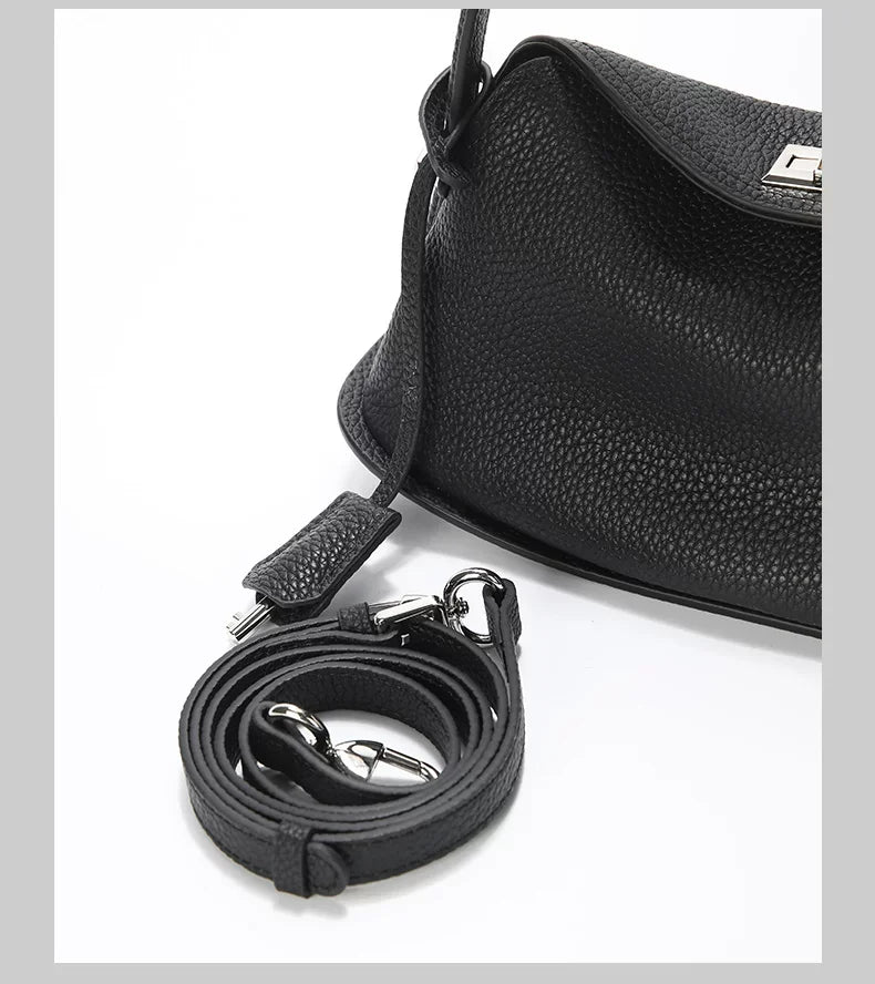 BOLSA DE PIEL GENUINA DE VACA VANESSA