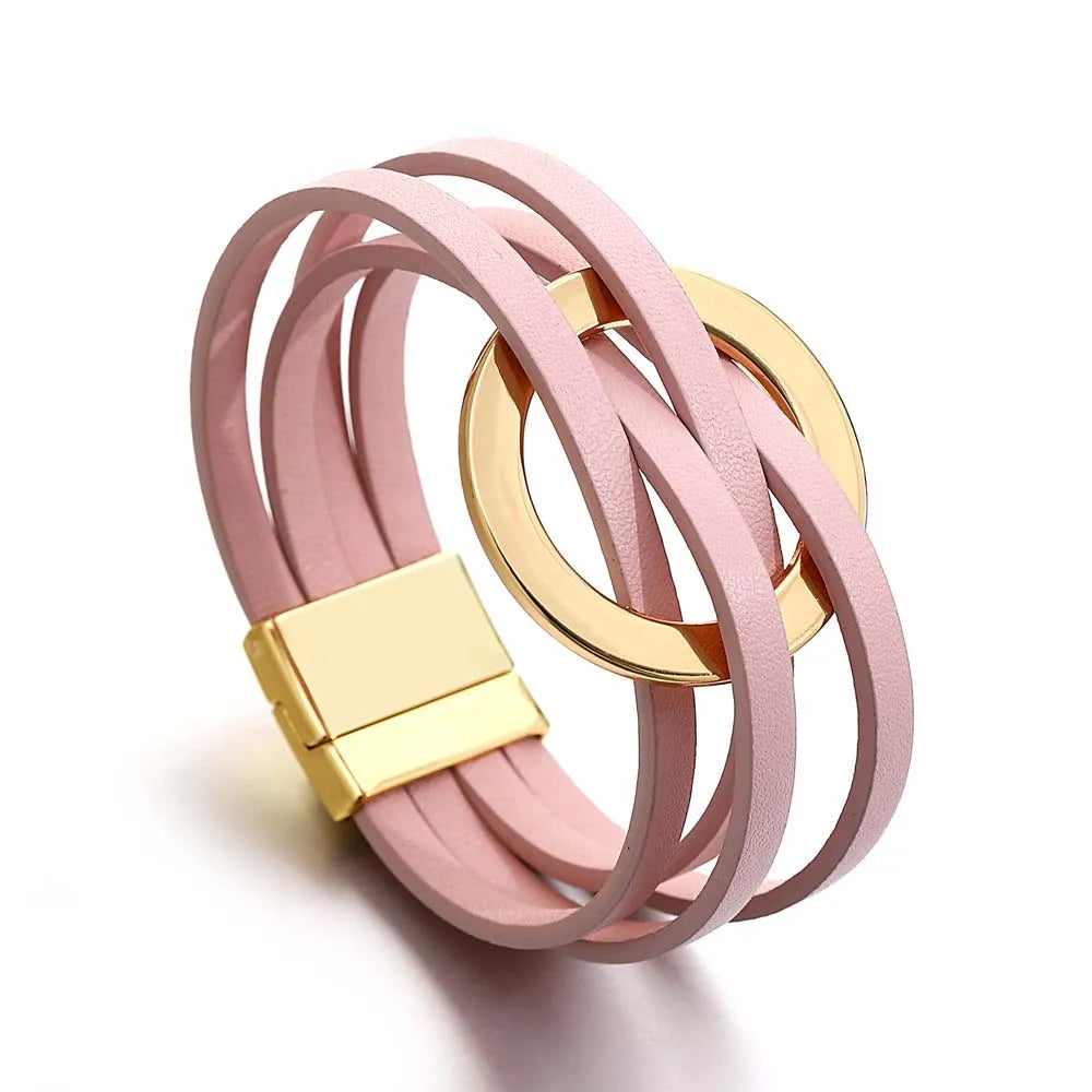 PULSERA DE CUERO DOLY