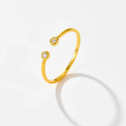 ANILLO AJUSTABLE DE PLATA ESTELINA 925