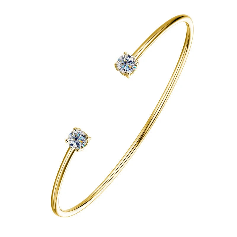 PULSERA MOISSANITA DE PLATA 925 AUTENTICA