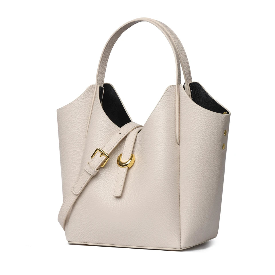 BOLSA DE PIEL GENUINA DE VACA FABI