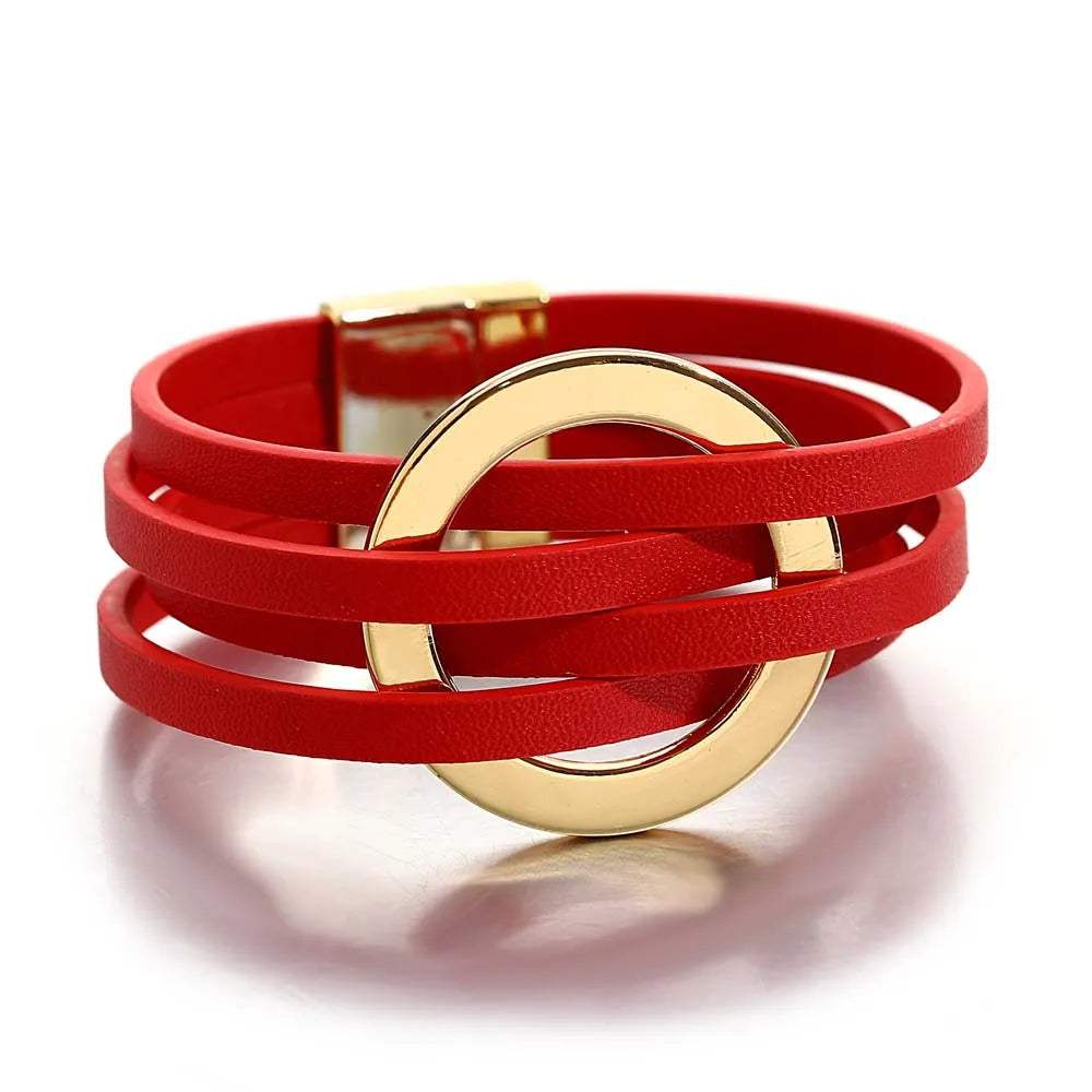 PULSERA DE CUERO DOLY
