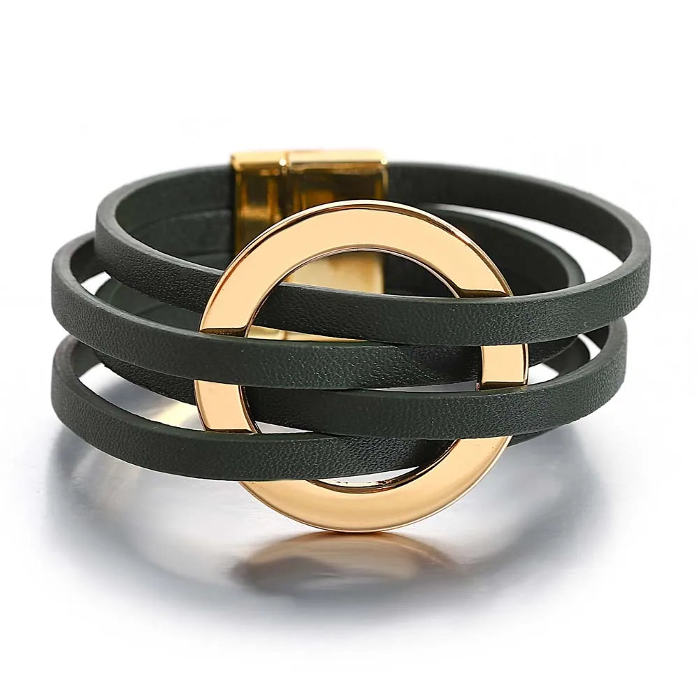 PULSERA DE CUERO DOLY