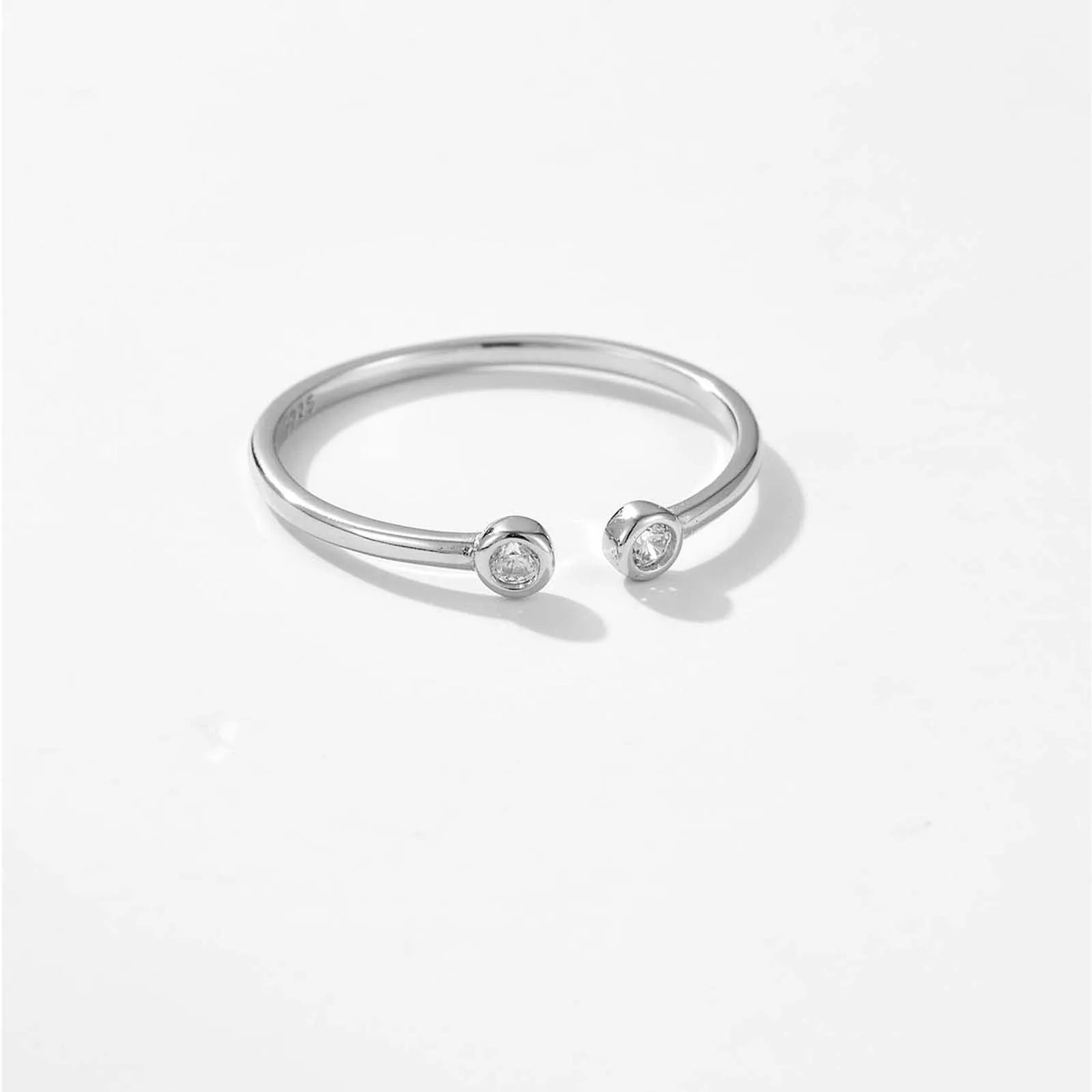 ANILLO AJUSTABLE DE PLATA ESTELINA 925