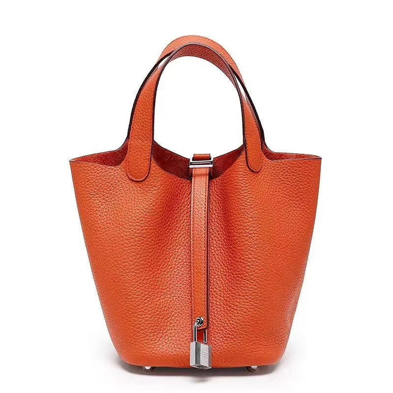 BOLSA CUBE DE PIEL AUTENTICA DE VACA