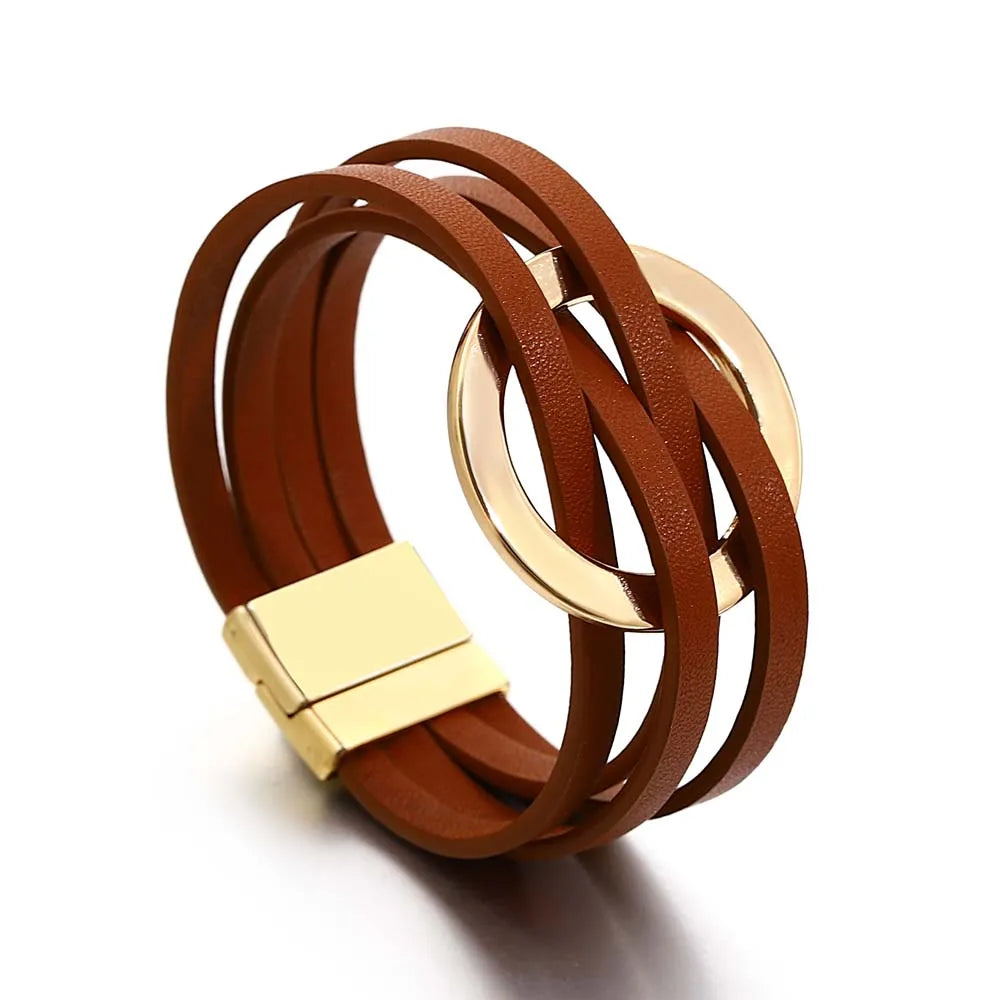 PULSERA DE CUERO DOLY