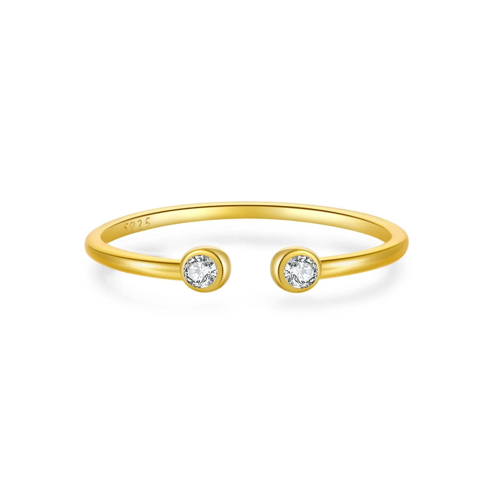 ANILLO AJUSTABLE DE PLATA ESTELINA 925