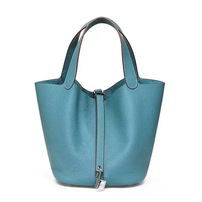 BOLSA CUBE DE PIEL AUTENTICA DE VACA