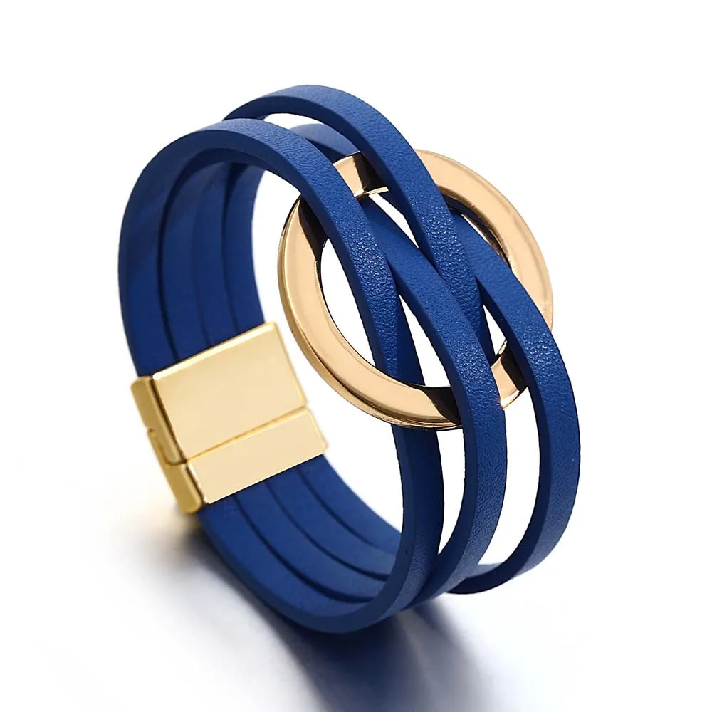PULSERA DE CUERO DOLY