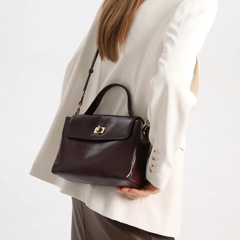 BOLSA DANIELLE DE PIEL AUTENTICA DE VACA