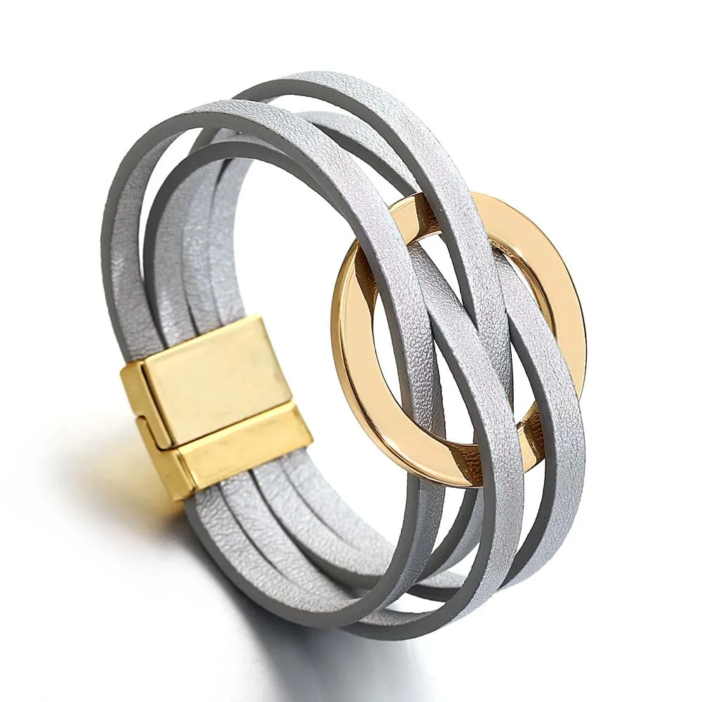 PULSERA DE CUERO DOLY