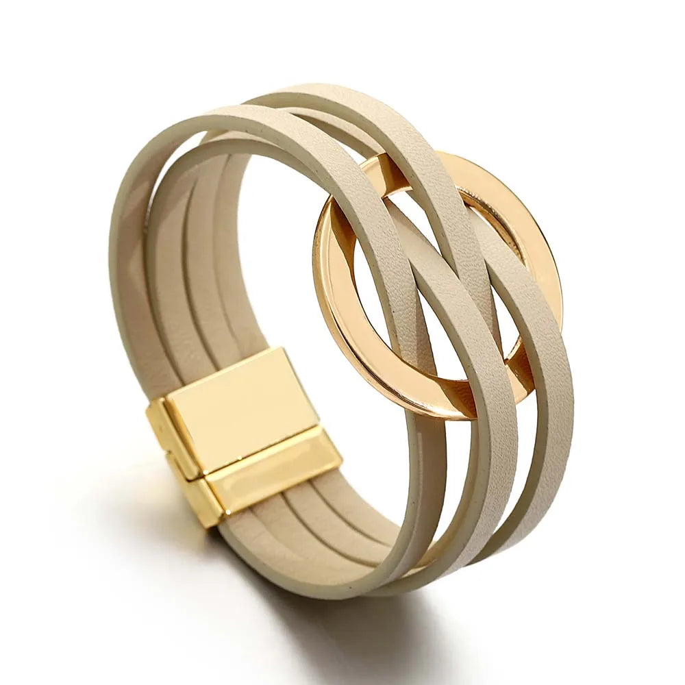 PULSERA DE CUERO DOLY