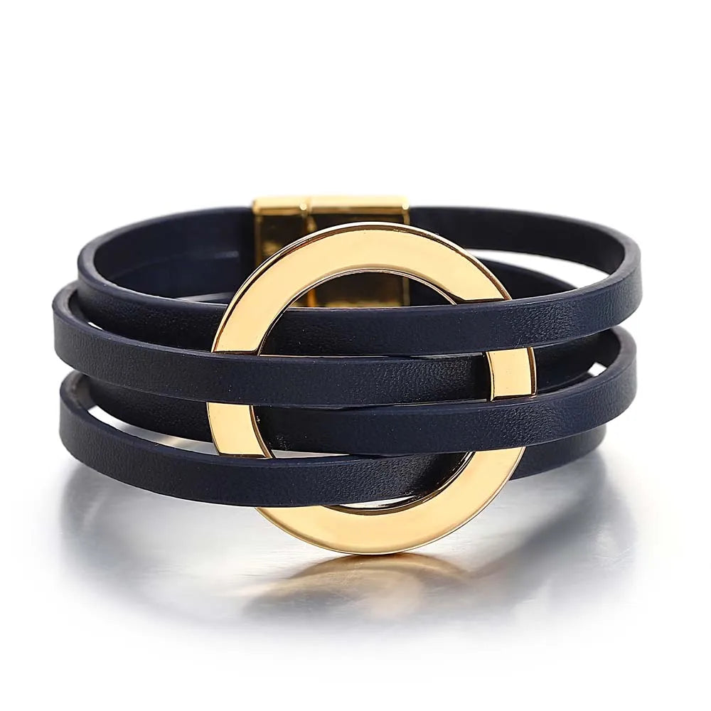 PULSERA DE CUERO DOLY