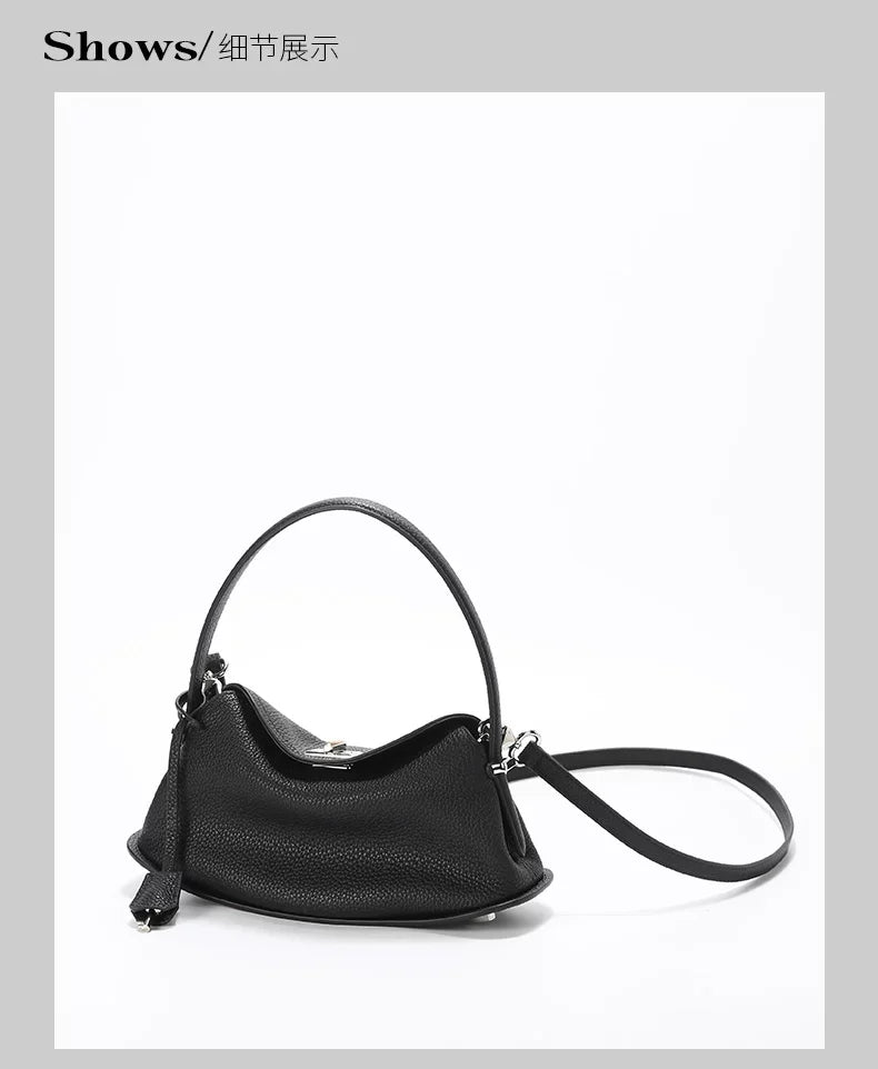 BOLSA DE PIEL GENUINA DE VACA VANESSA