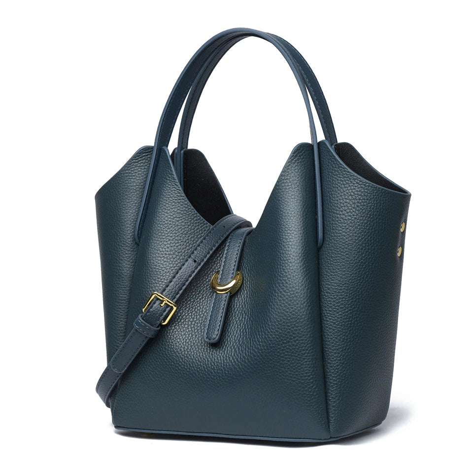 BOLSA DE PIEL GENUINA DE VACA FABI