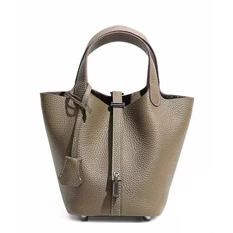 BOLSA CUBE DE PIEL AUTENTICA DE VACA